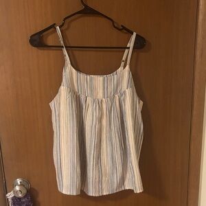 Basin and Range flowy striped tank